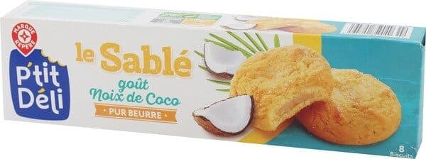 Marque Repère Sablés Noix de Coco packshot