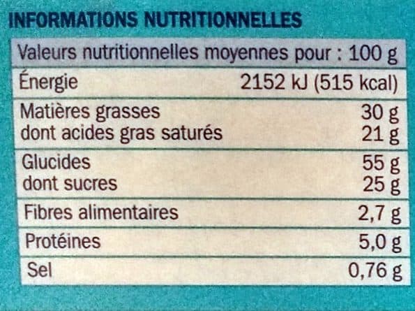 Marque Repère Sablés Noix de Coco packshot