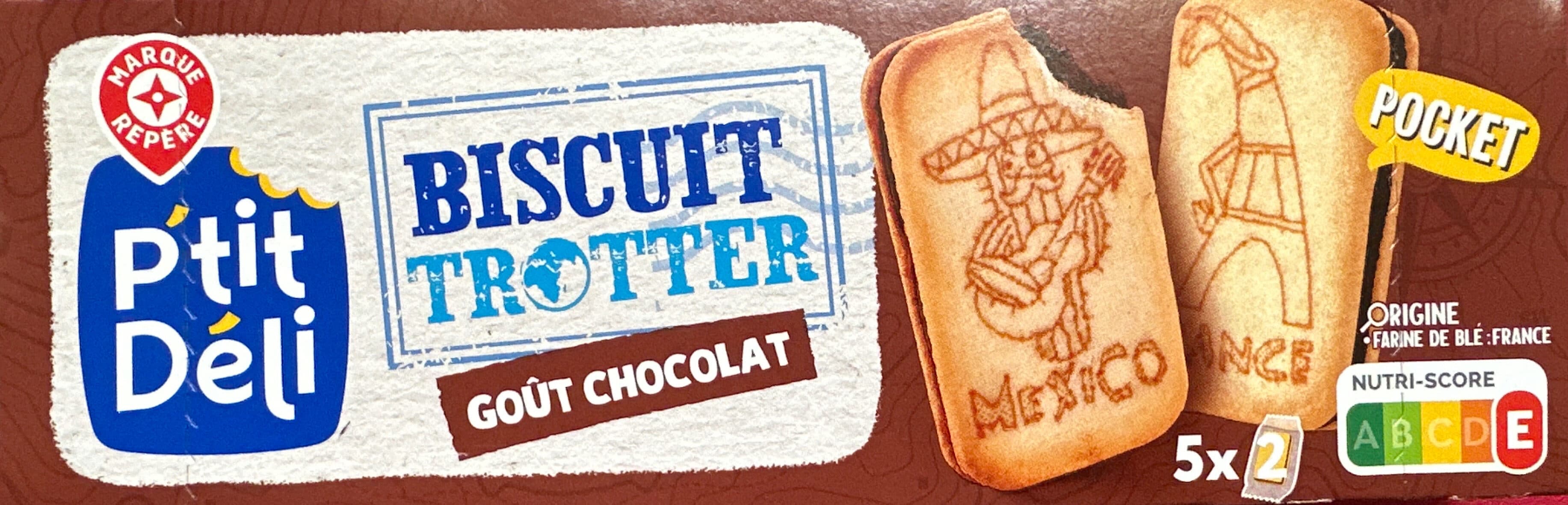 Marque Repère Biscuit Trotter goût chocolat packshot