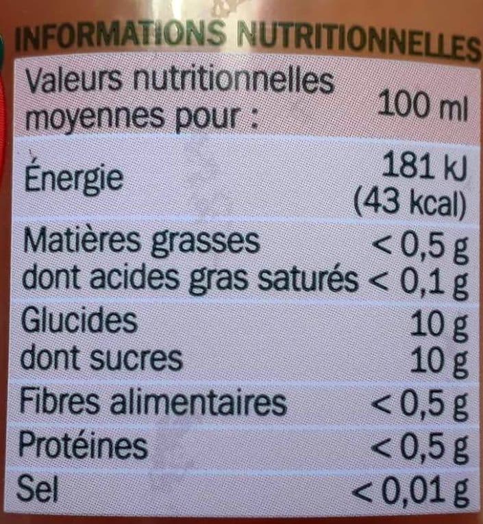 Marque Repère Pur jus sensation exotique packshot