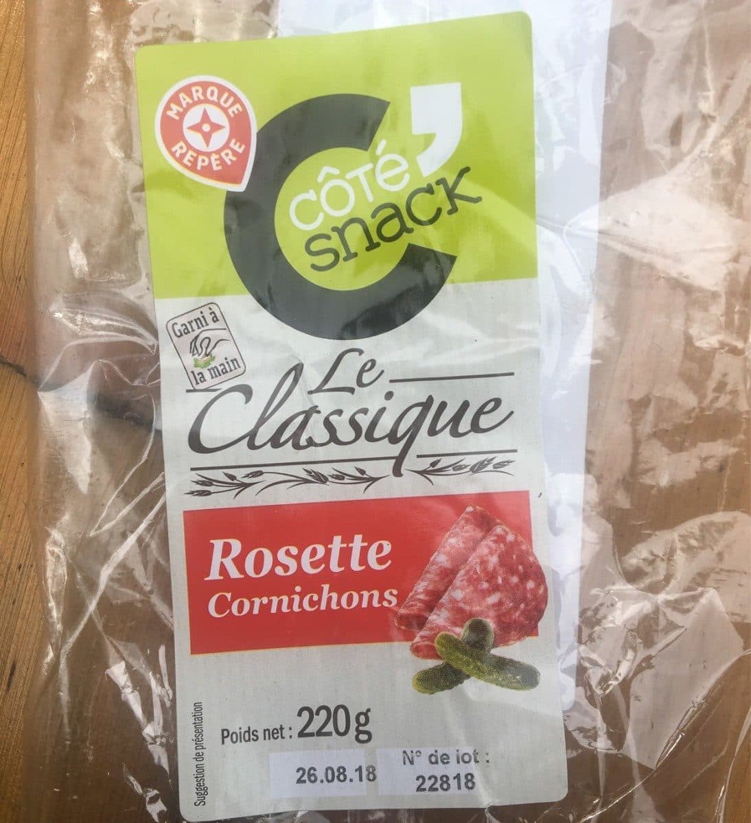 Marque Repère Sandwich le classique rosette beurre cornichons packshot