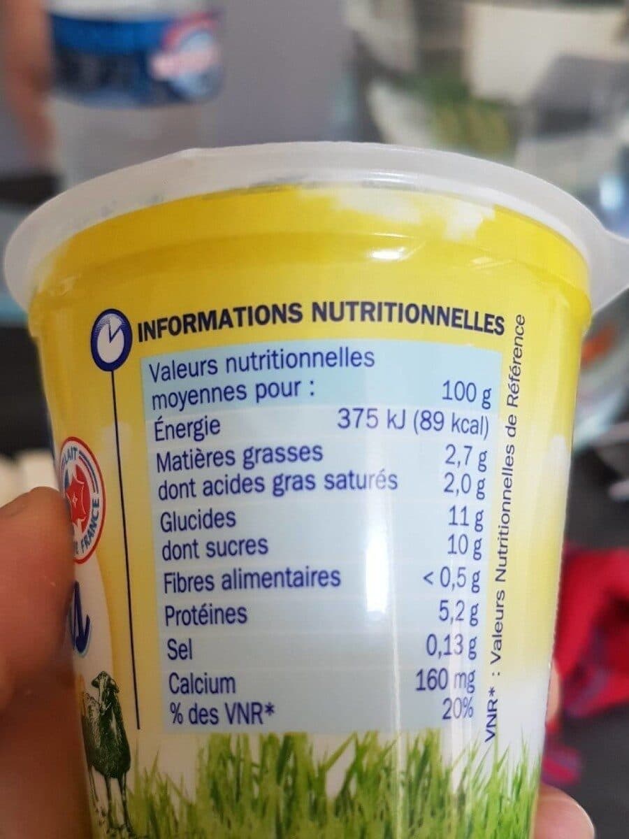 Délisse Yaourt au lait de brebis saveur citron x 4 packshot