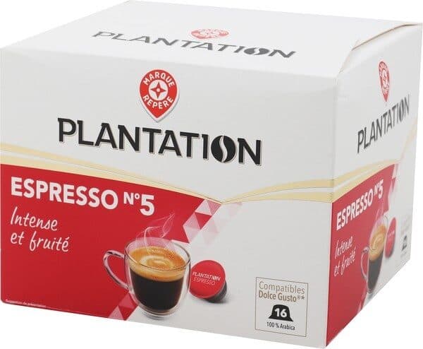 Marque Repère Capsules de café Dolce Gusto espresso x 16 packshot