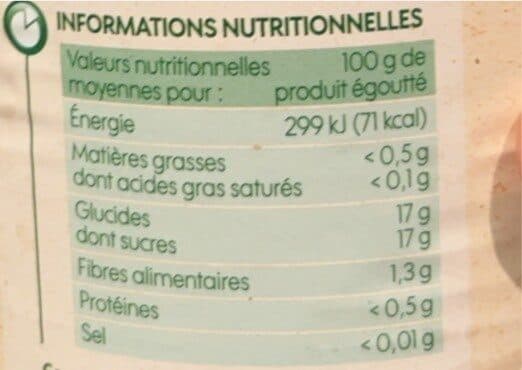 Marque Repère Poires william au sirop Douceur du verger 455g Poires william au sirop Douceur du verger packshot