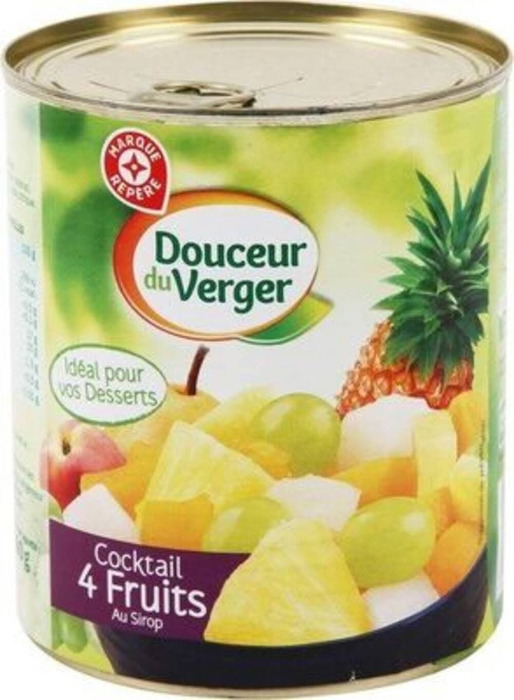 Marque Repère Cocktail 4 fruits au sirop packshot