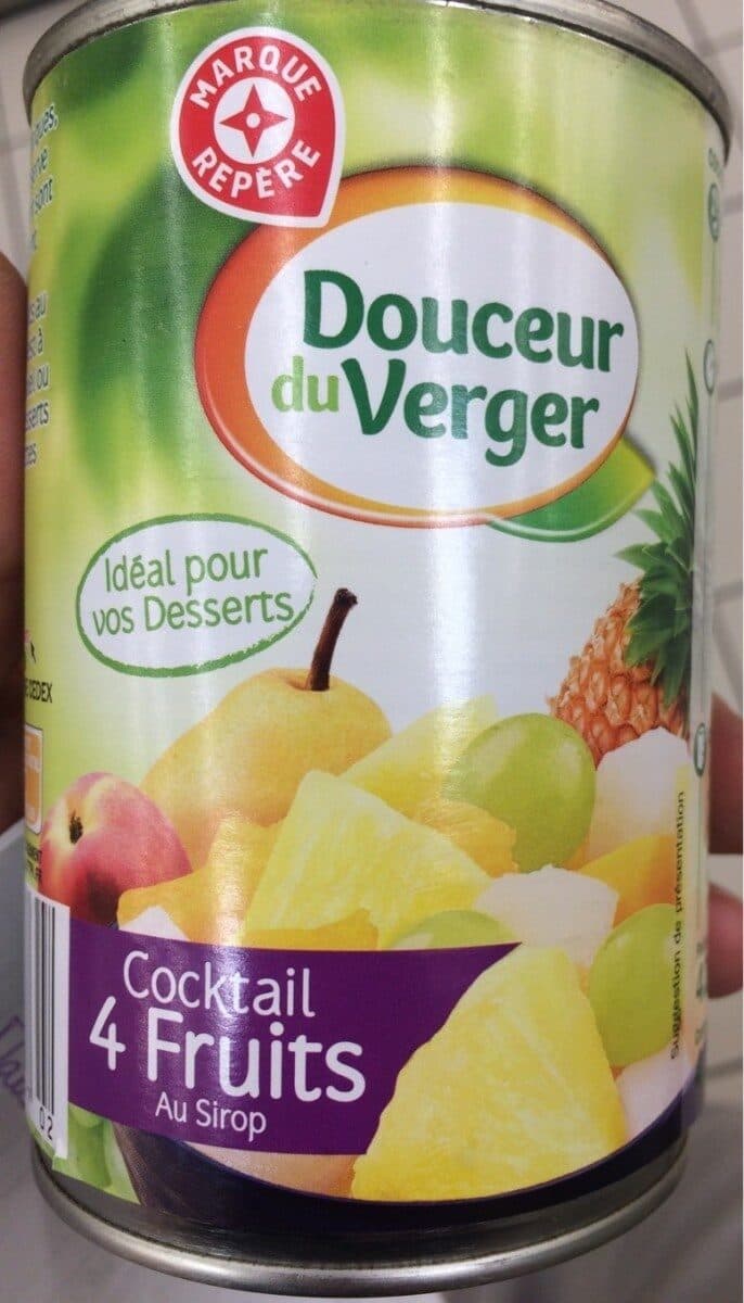 Marque Repère Cocktail 4 fruits au sirop packshot