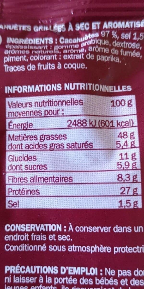 Marque Repère Cacahuètes Grillées à sec packshot