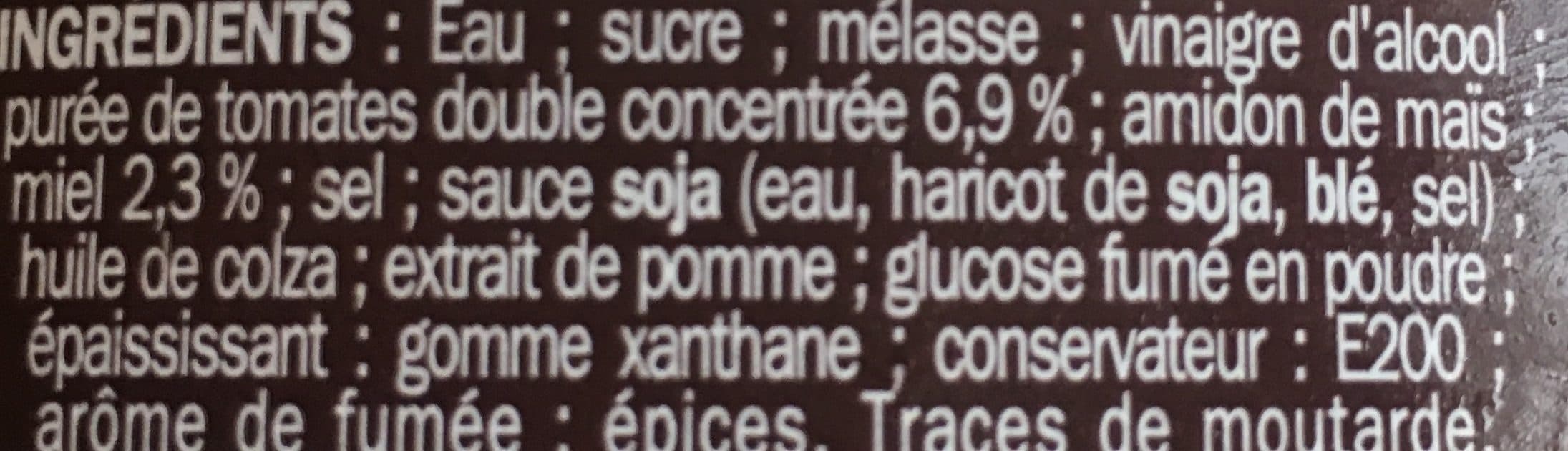 Marque Repère Sauce barbecue miel packshot