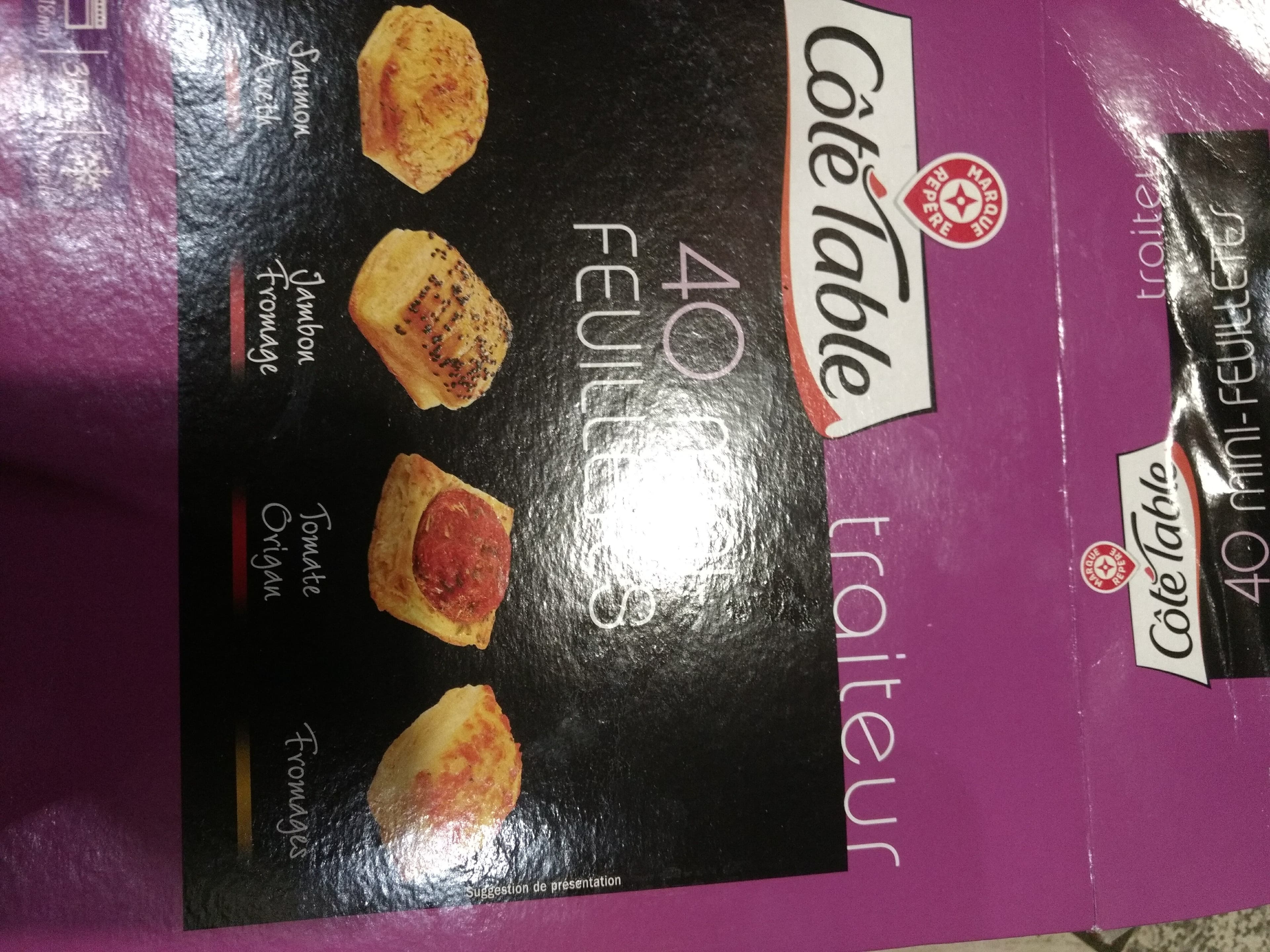 Marque Repère Mini-feuilletés apéritif x 40 packshot