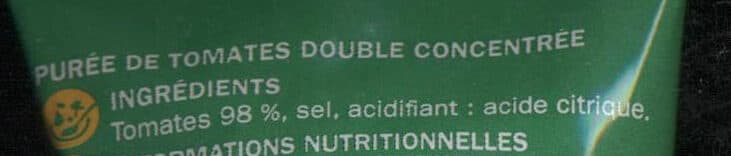 Marque Repère Double concentré de tomates Tube packshot