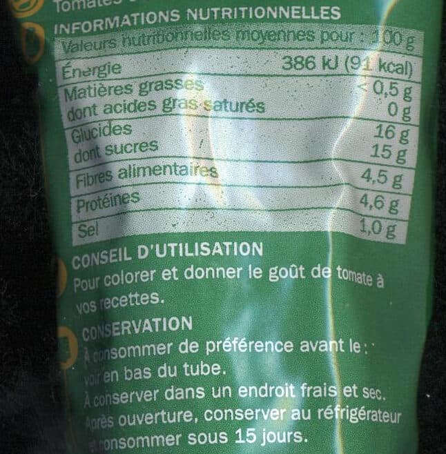 Marque Repère Double concentré de tomates Tube packshot