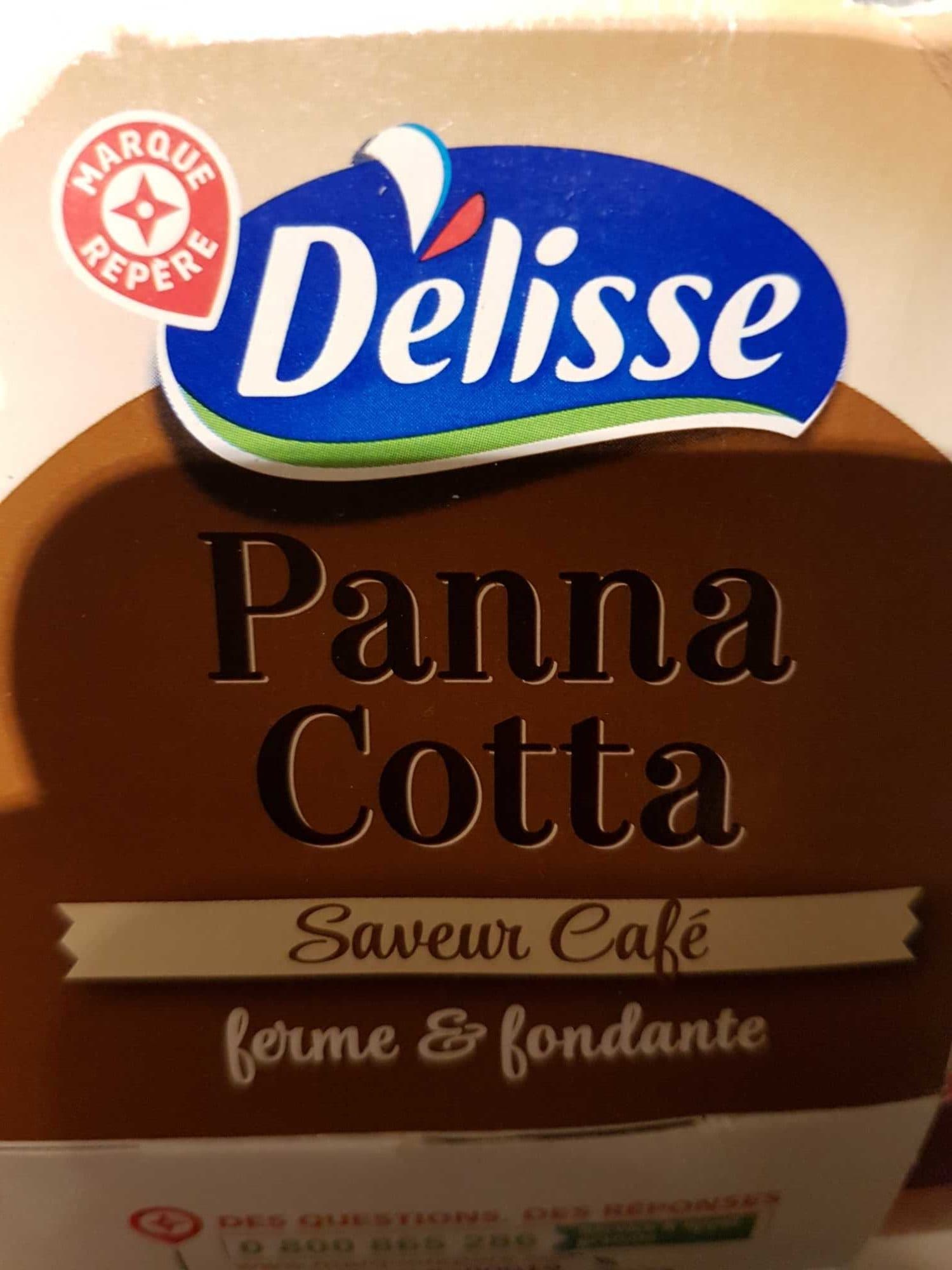 Délisse Panna cotta sur lit de café x 4 packshot