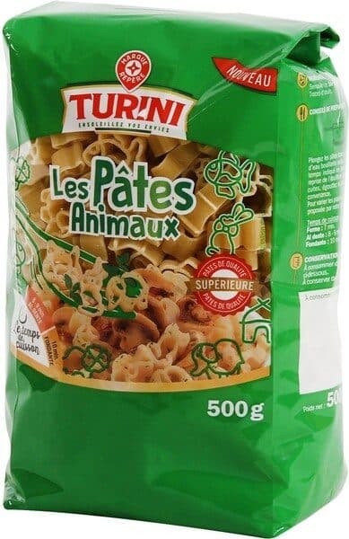 Marque Repère Pâtes animaux packshot