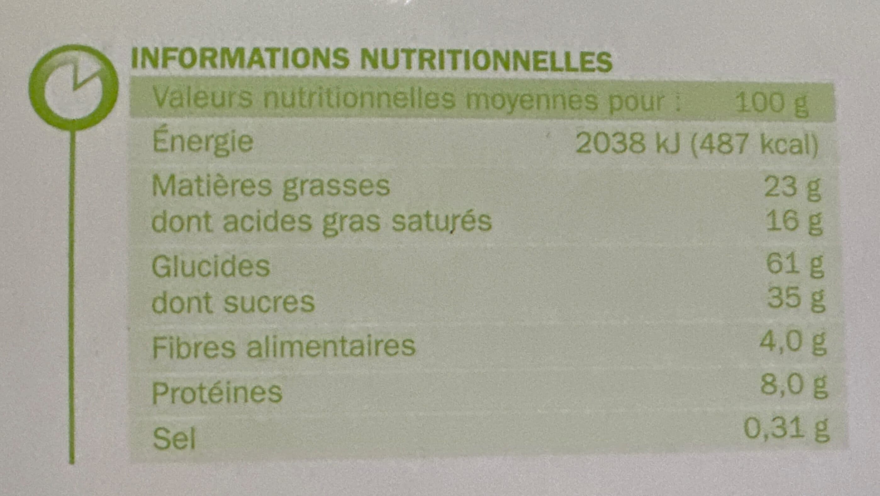 Marque Repère Gaufrettes chocolat- noissettes packshot