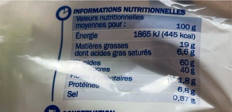Marque Repère Crepe gout chocolat noisette packshot