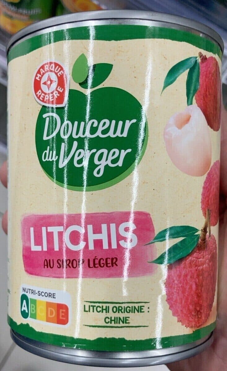 Marque Repère Litchis au sirop léger packshot