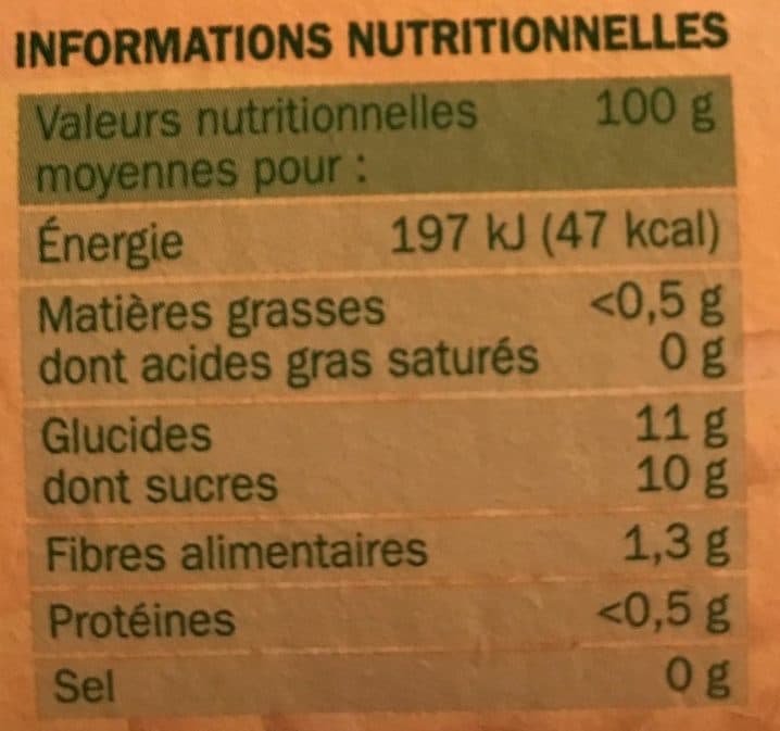 Marque Repère Spécialité de fruits avec morceaux mangue, pêche, passion et pomme packshot