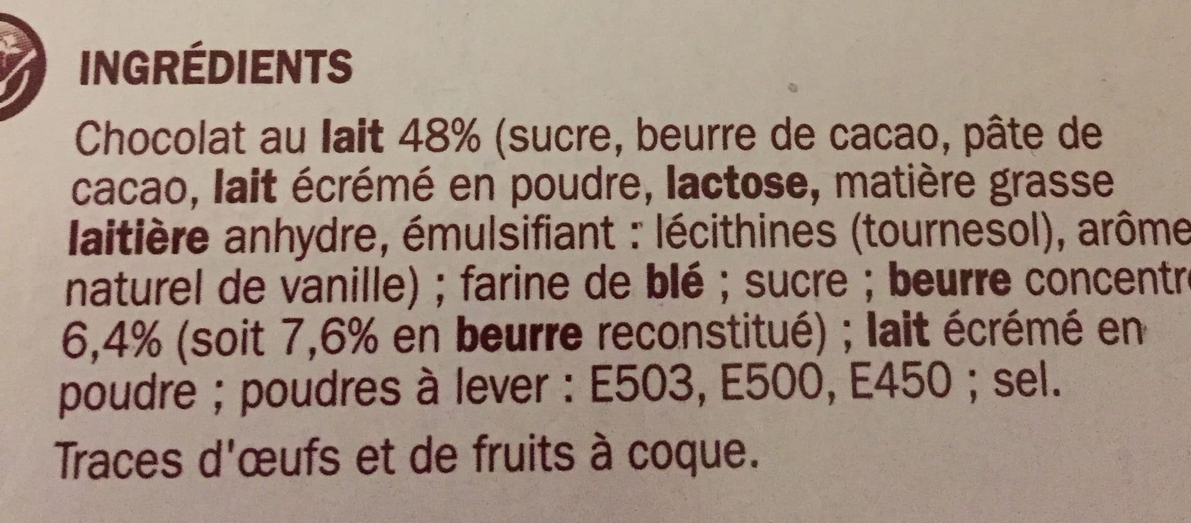 Marque Repère Biscuit petit beurre Tablette chocolat lait packshot