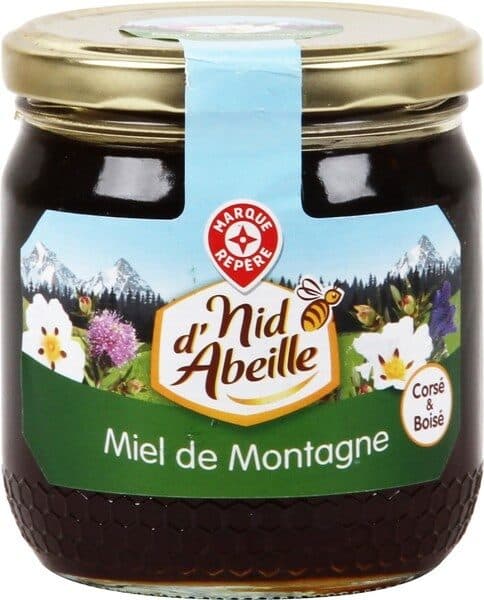 Marque Repère Miel de montagne packshot