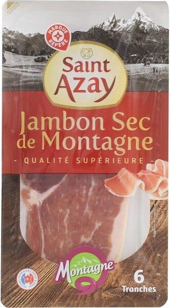 Marque Repère Jambon sec de montagne 6 tranches packshot