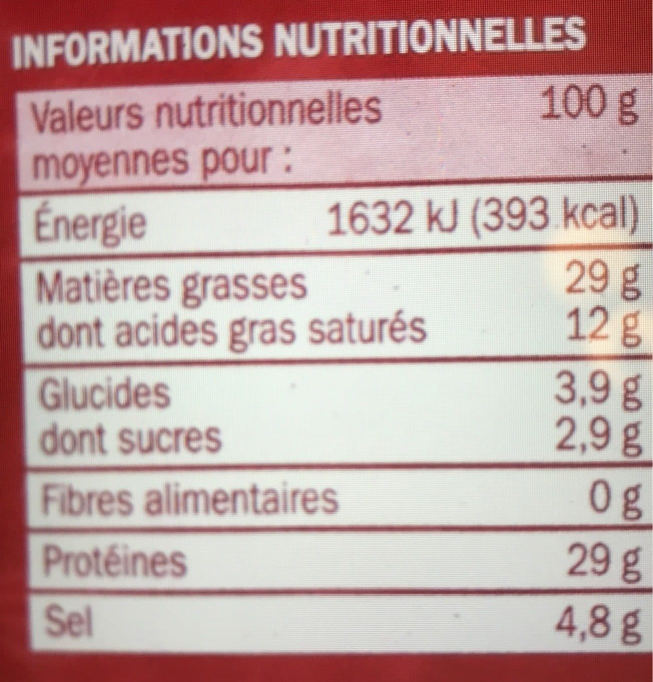 Marque Repère Saucisson sec au comté 30 tranches packshot