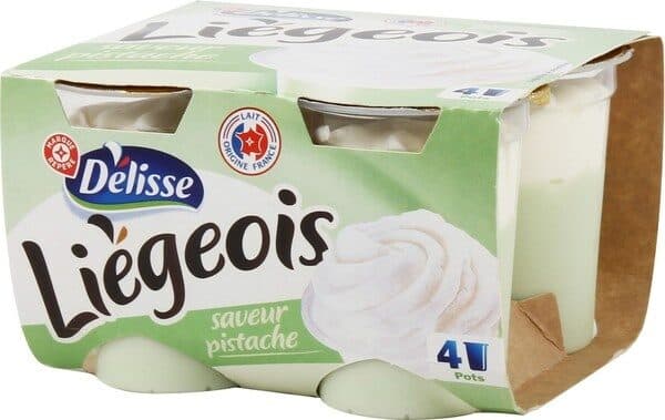 Délisse Liégeois saveur pistache x 4 packshot