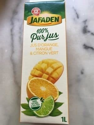 Marque Repère Jus d'orange, mangue & citron vert packshot