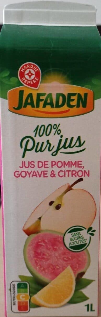 Marque Repère Pur jus de pomme, goyave et citron packshot