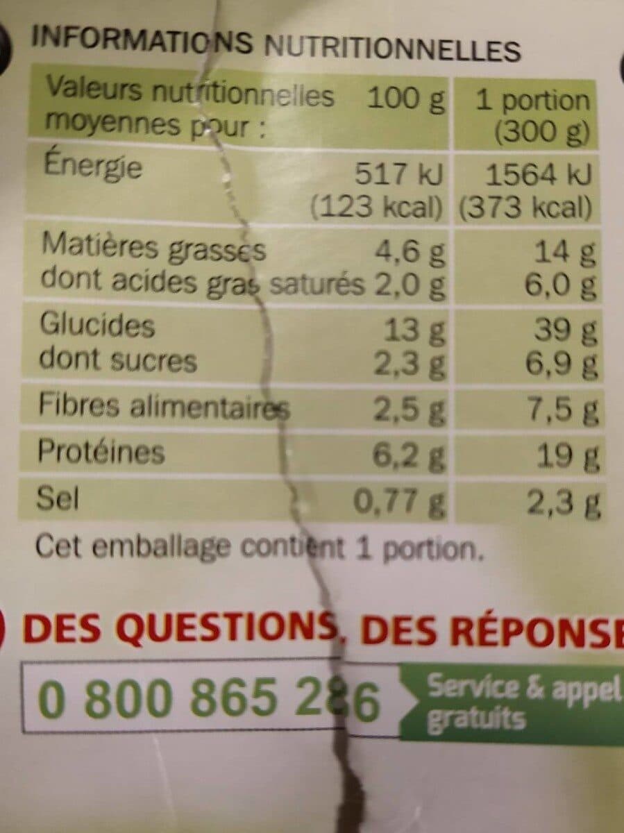 Marque Repère Crevettes et nouilles asiatiques, lait de coco et brocolis packshot