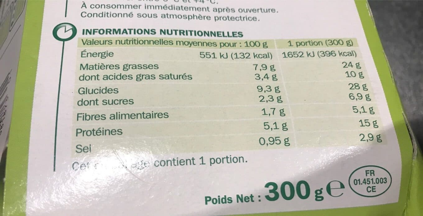 Marque Repère Hachis végétarien packshot