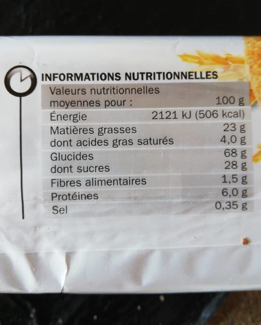 Marque Repère Le Palet saveur madeleine packshot
