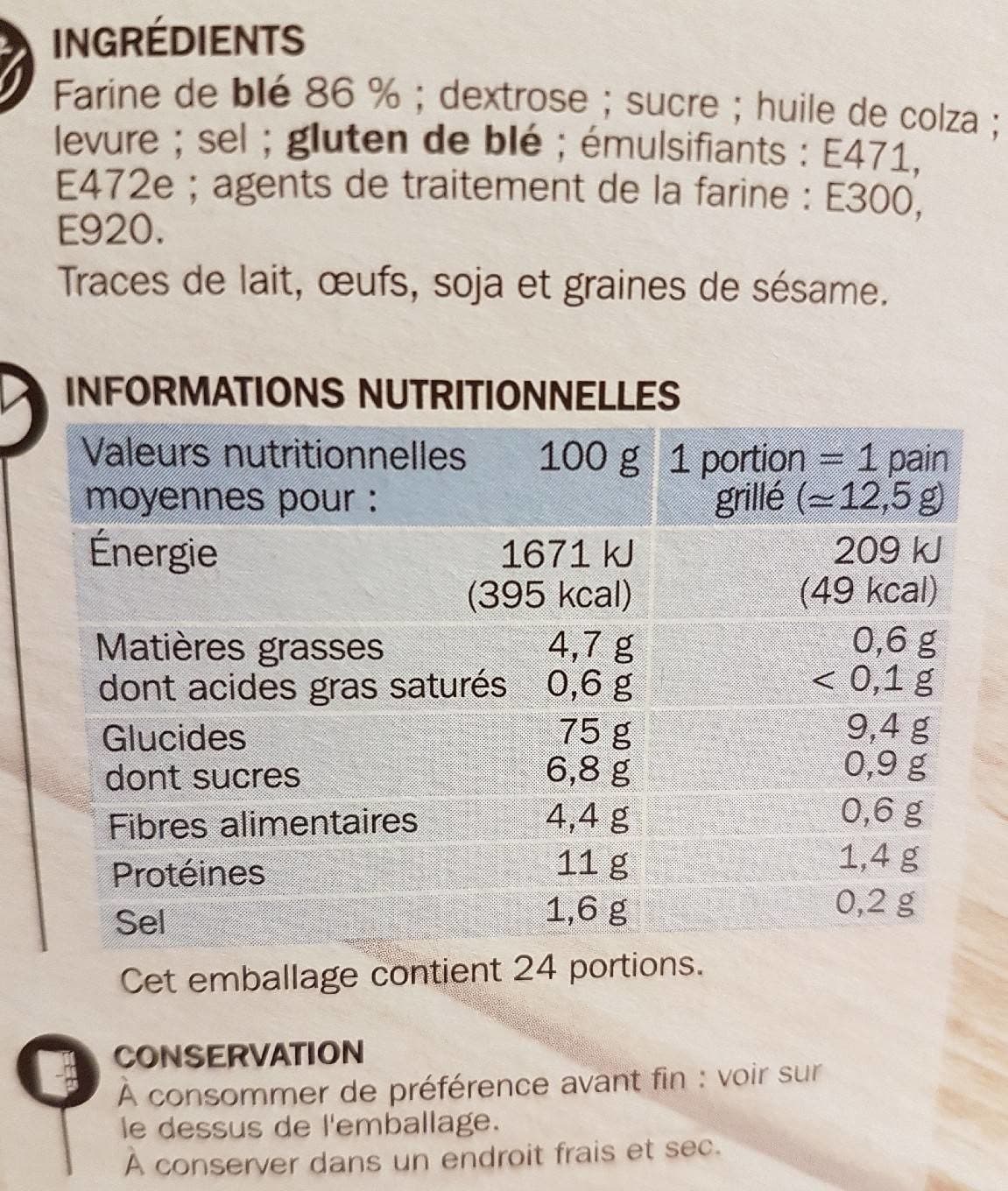 Marque Repère Tarticroc au froment x 24 packshot