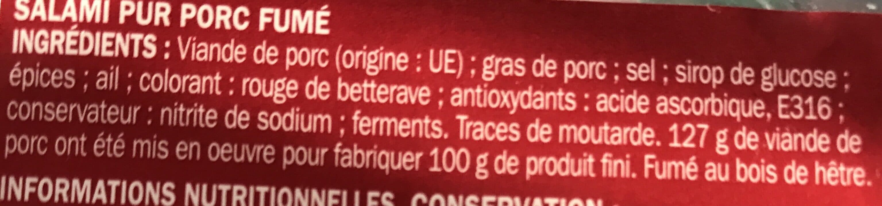 Marque Repère Salami Danois Fumé packshot