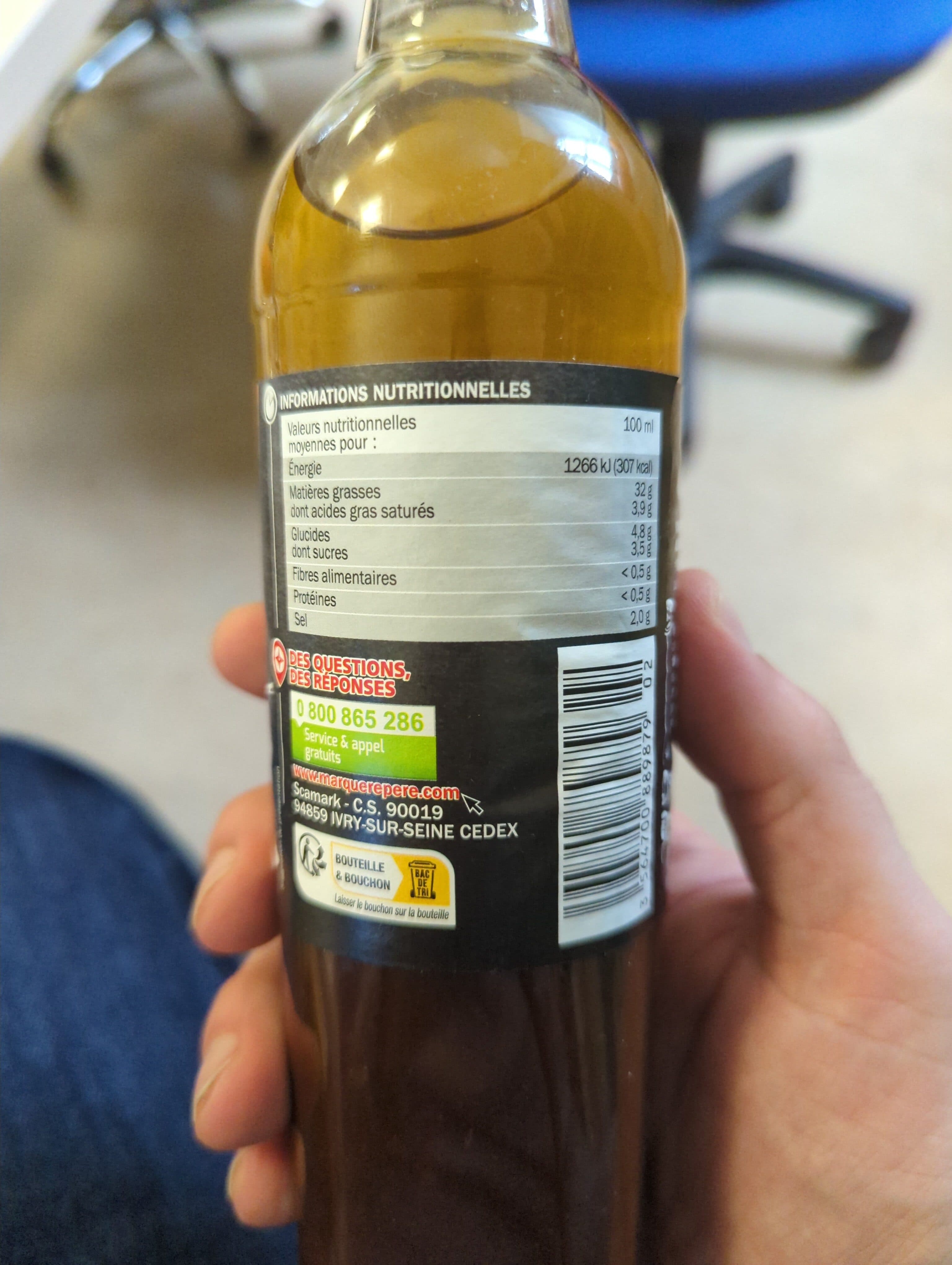 Marque Repère Vinaigrette allégée vinaigre balsamique tomates sèchées packshot