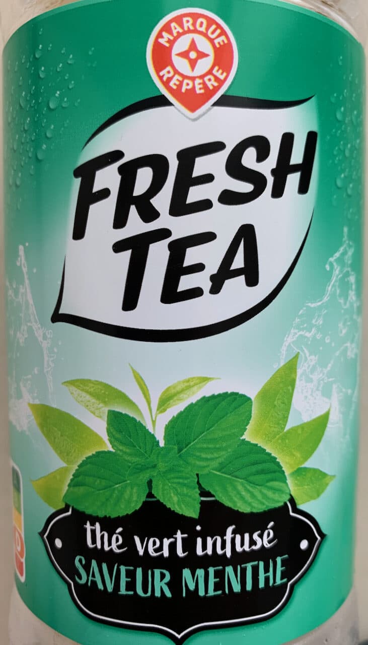 Marque Repère Fresh Tea Thé vert infusé Saveur Menthe packshot
