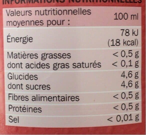 Marque Repère Boisson au thé infusé grenade packshot