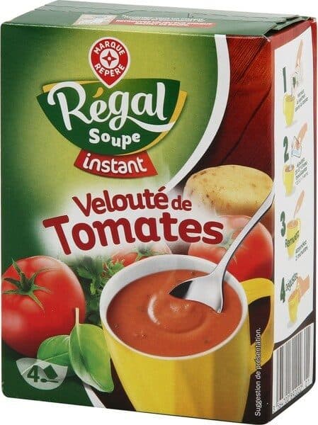 Marque Repère Velouté de tomate instantané packshot