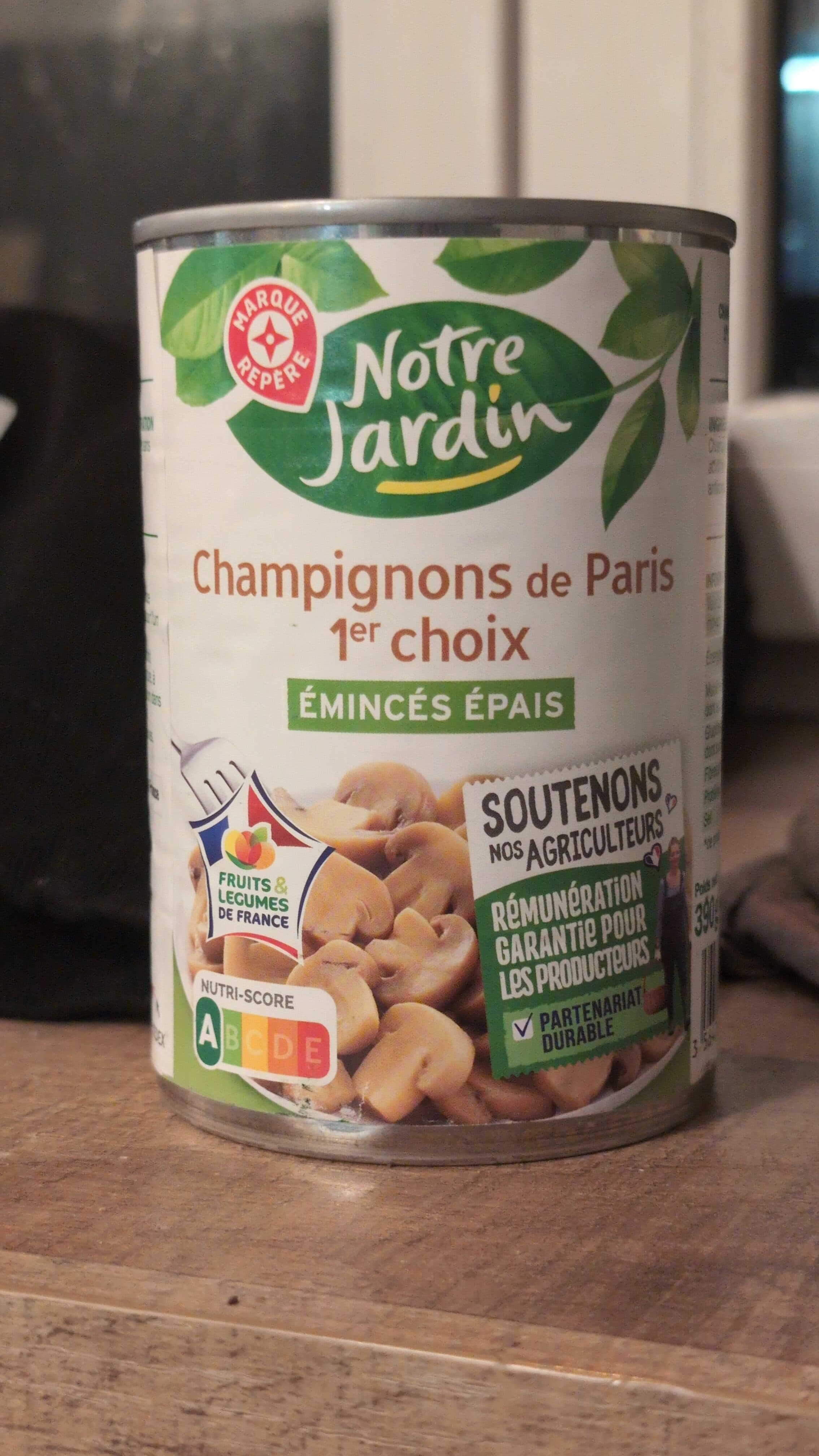 Marque Repère Champignons de paris packshot