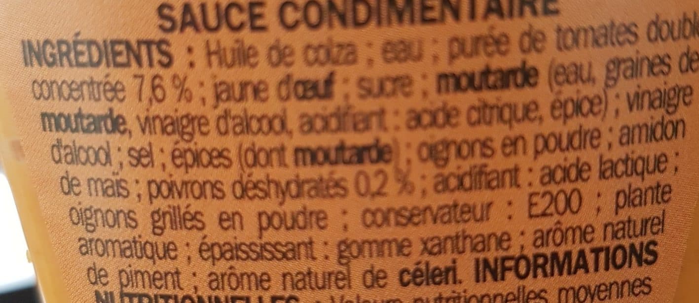 Marque Repère Sauce andalouse - flacon packshot