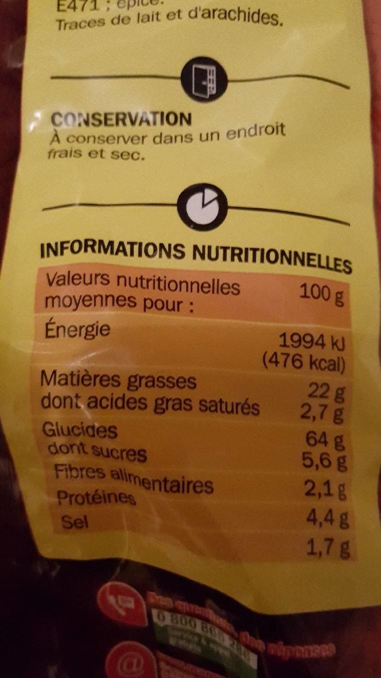 Marque Repère Snack smiley goût épicé packshot