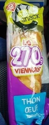 Marque Repère 270g viennois thon oeuf tomate packshot