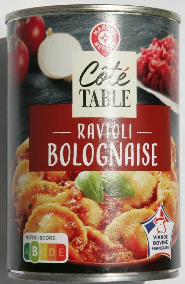 Marque Repère Ravioli bolognaise packshot