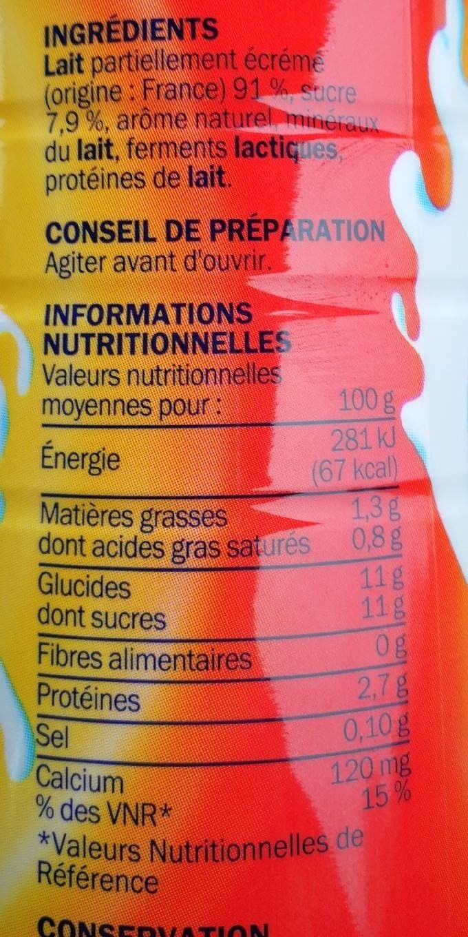 Délisse Déli'max saveur fraise banane packshot