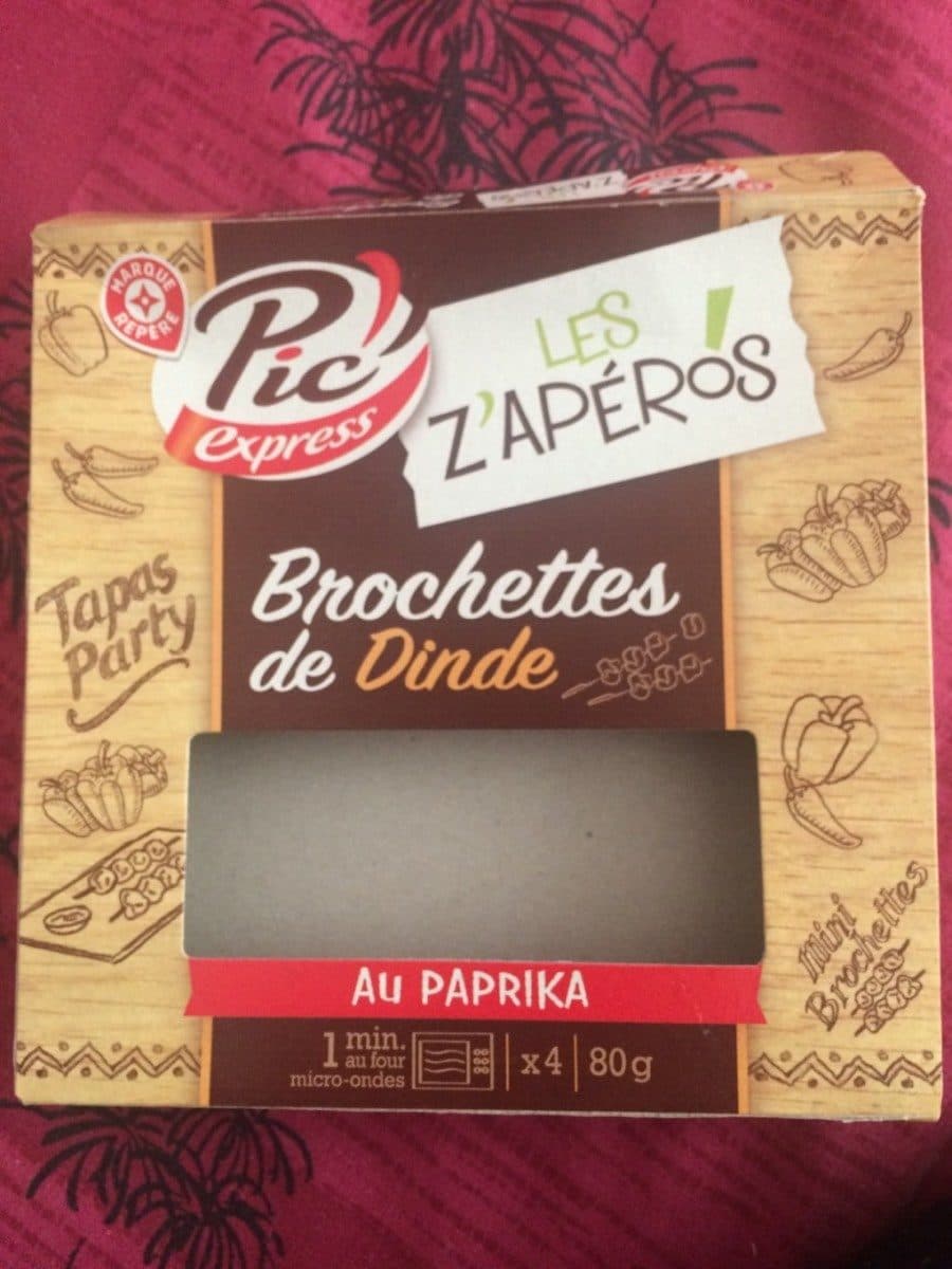 Marque Repère Mini brochettes de dinde au paprika x 4 packshot