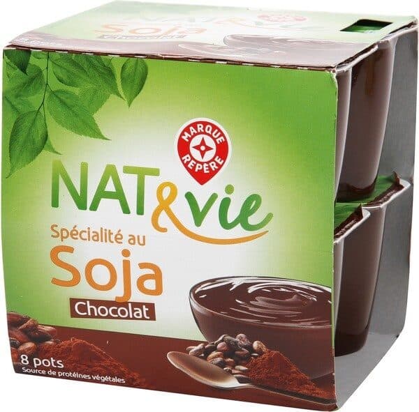 Marque Repère Spécialité au soja chocolat packshot