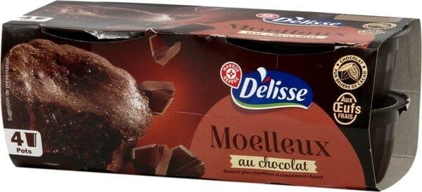 Délisse Moelleux au chocolat packshot