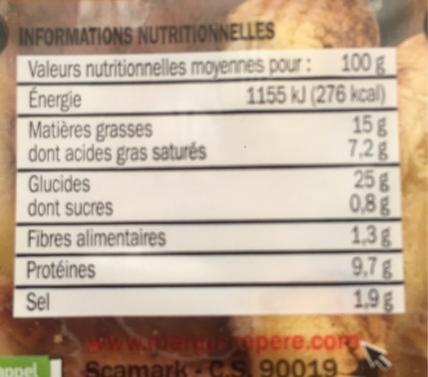 Marque Repère Assortiment de petits pâté en croute nature et poulet/moutarde packshot