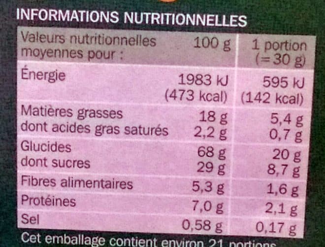 Marque Repère Céréales fourrées chocolat noisette packshot