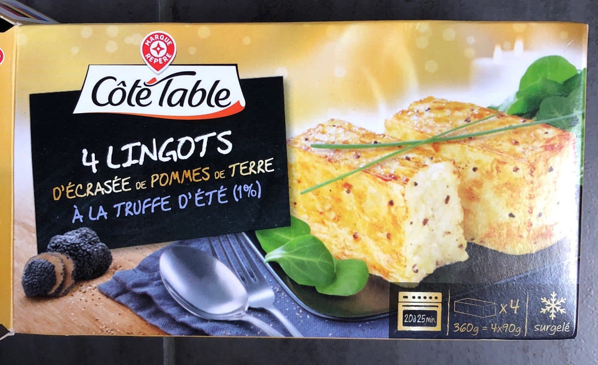 Marque Repère Lingot d'écrasée de pommes de terre à la truffe d'été packshot