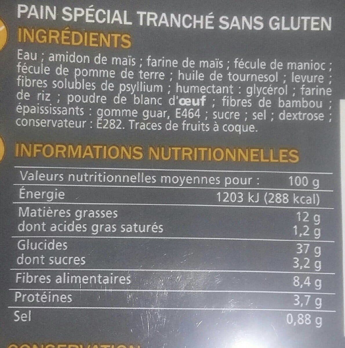Chaque Jour Sans Gluten Pain de mie sans gluten packshot